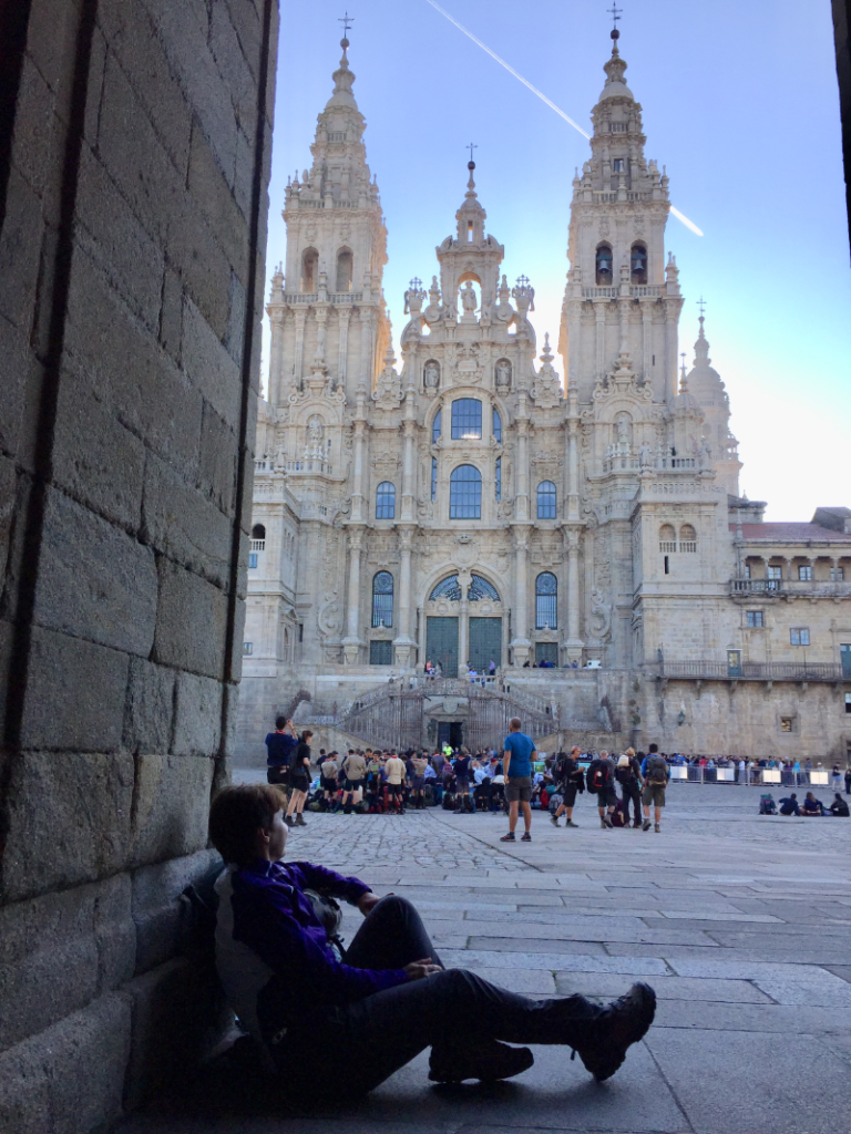 Katja in Santiago de Compostela